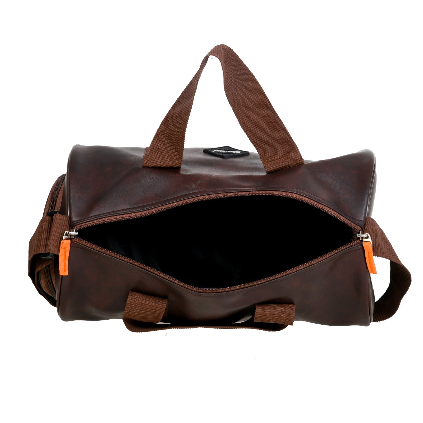 Gym Bag Duffel Bag Shoulder Bag for Men and Women (Brown)