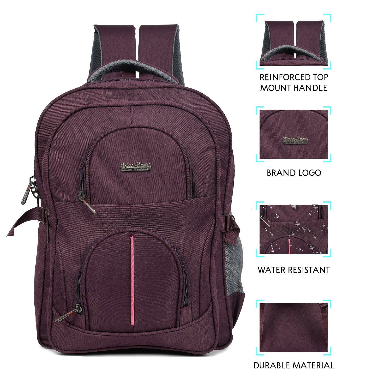 Bluezone Classic Backpack (Wine)